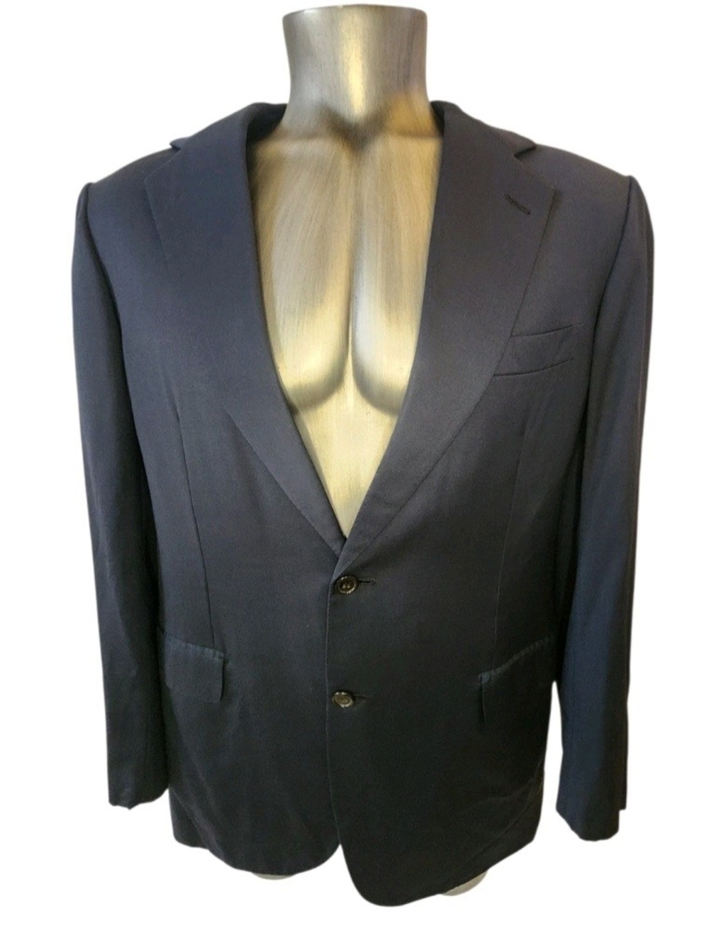 Brioni Men's Dark Navy Two-Button Sport Coat